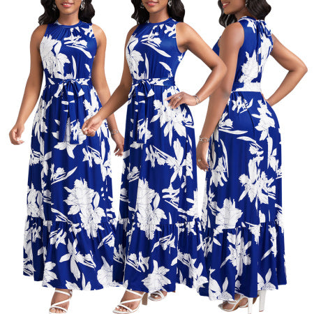 Blue Floral Dress  Luhv Ur Style Boutique
