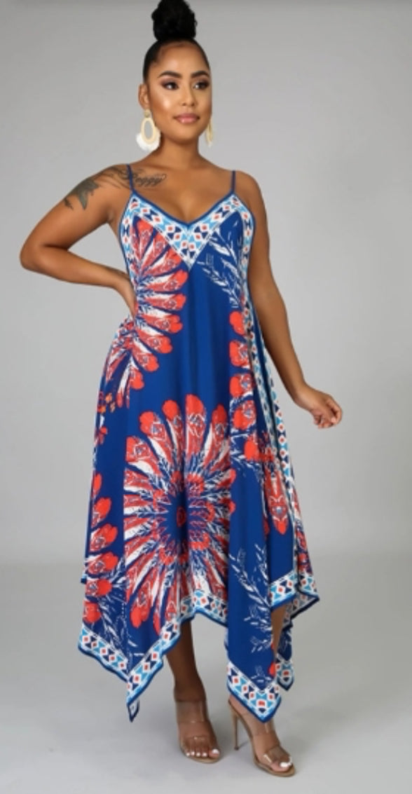 V-Neck Maxi Dress